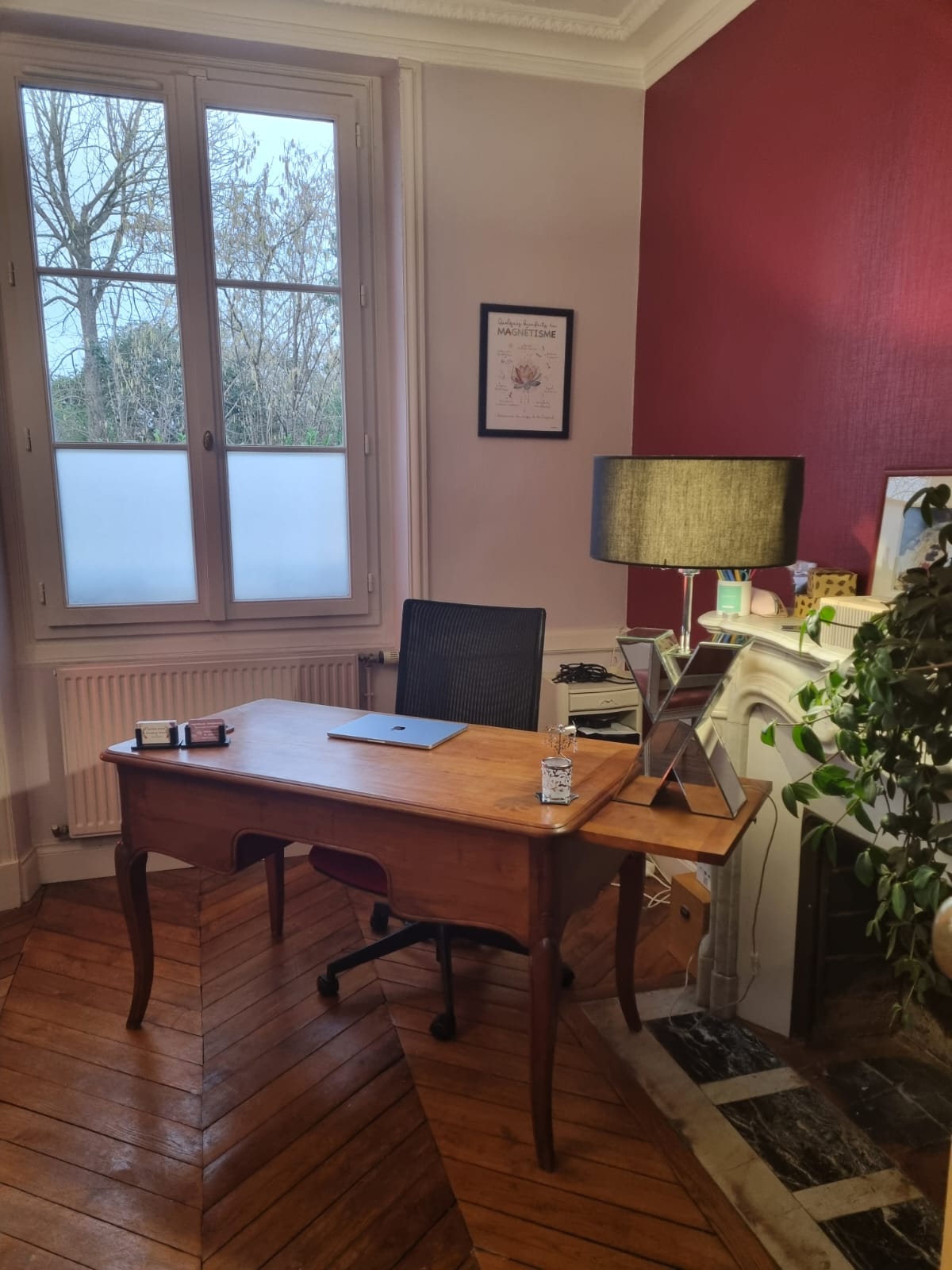 Le bureau d'accueil et d'échange du cabinet