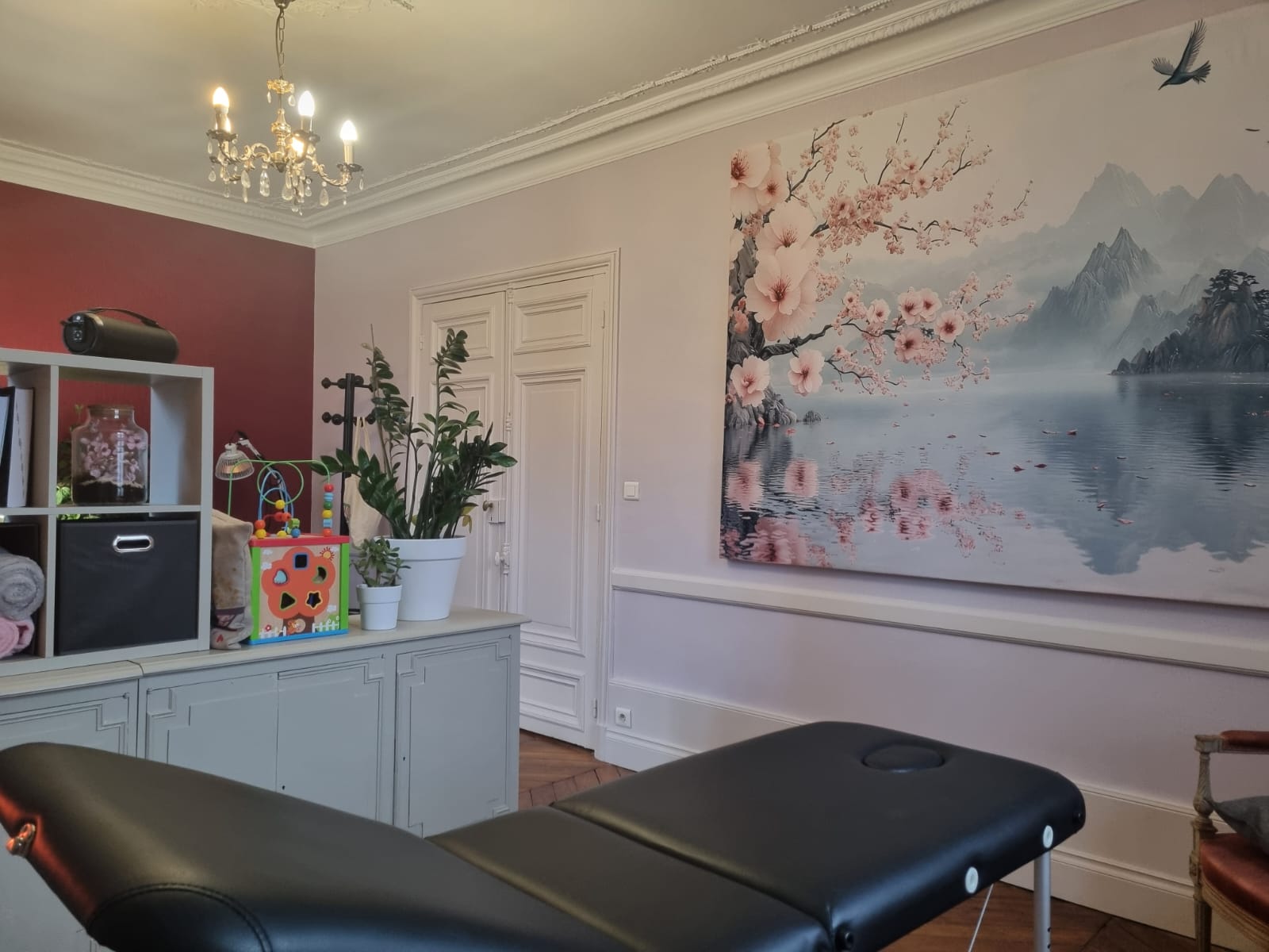 La salle de soin du cabinet